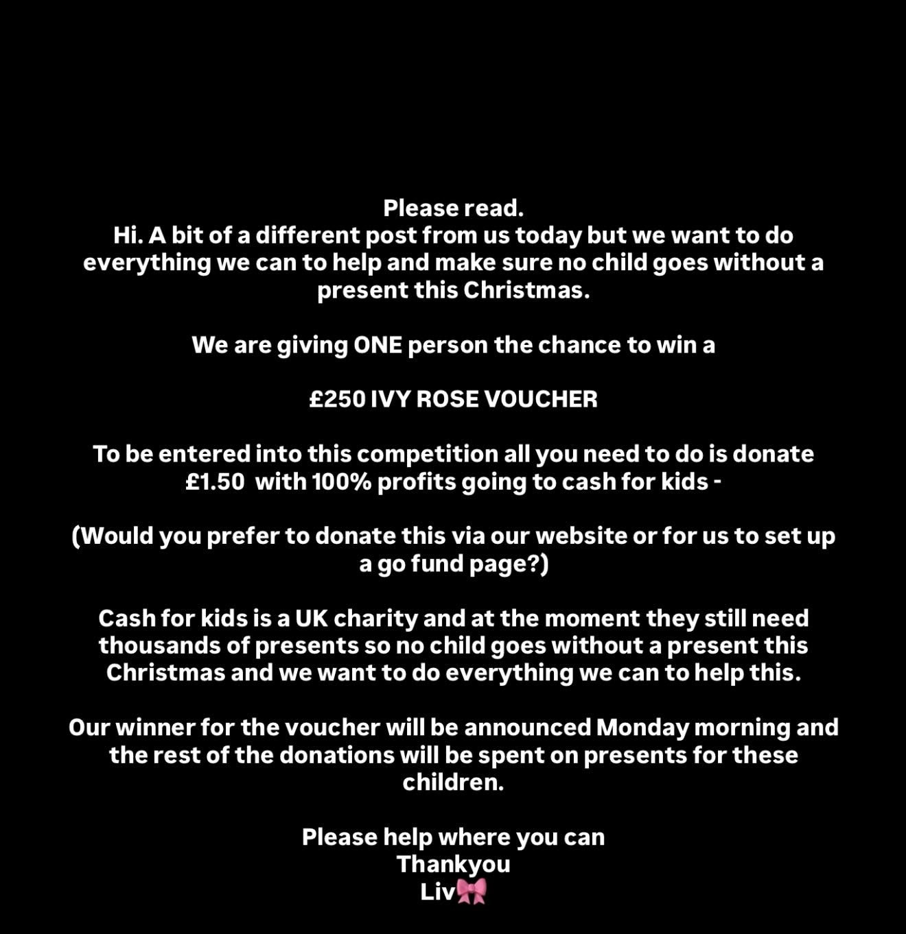 CASH FOR KIDS CHARITY