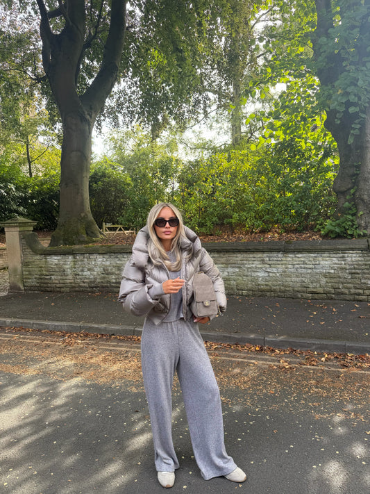 PUFFER COAT | GREY