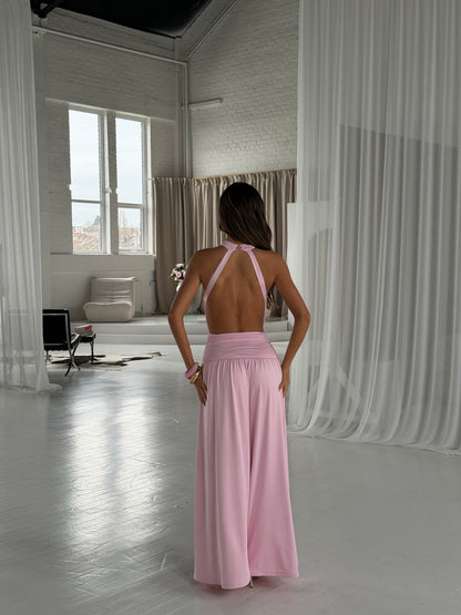 LILIA MAXI DRESS | BABY PINK