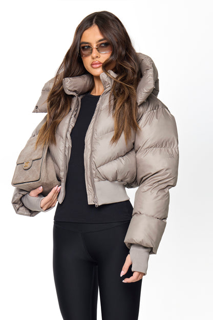 PUFFER COAT | GREY