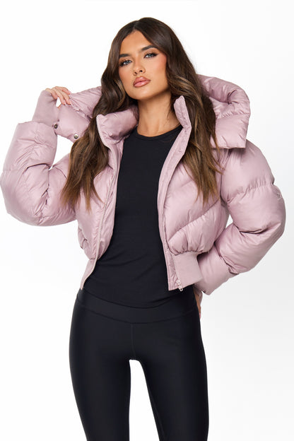 PUFFER COAT | PINK