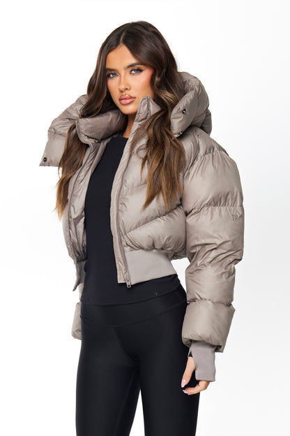 PUFFER COAT | GREY