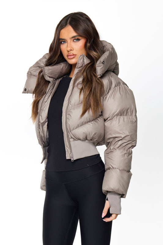 PUFFER COAT | GREY