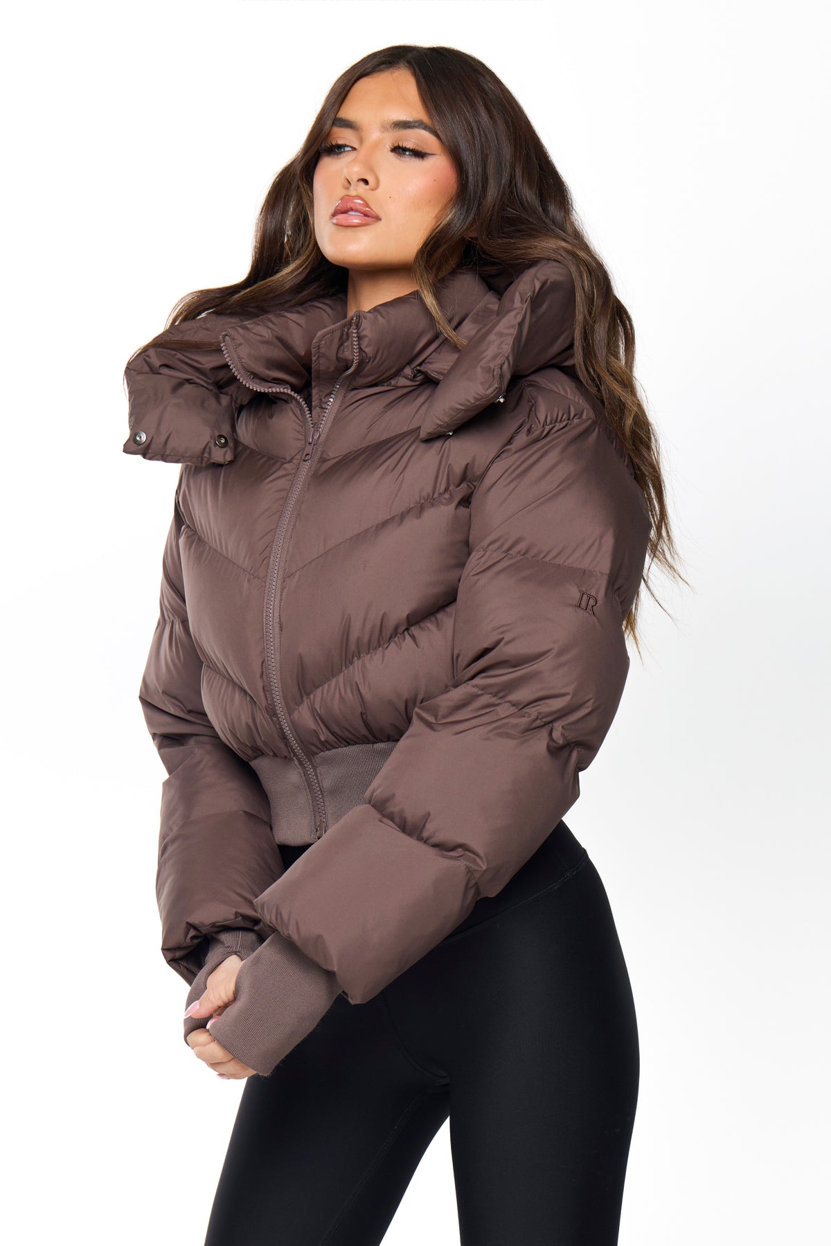 PUFFER COAT | MOCHA BROWN