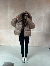 Load image into Gallery viewer, BROWN PUFFER COAT